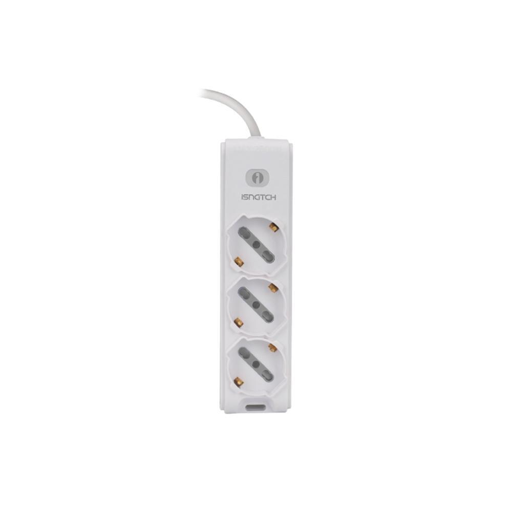 Multipresa smart wifi 3 posti GBS Elettronica HeyMulty max 3500W cavo da 1.5m bianco - 22685310 01