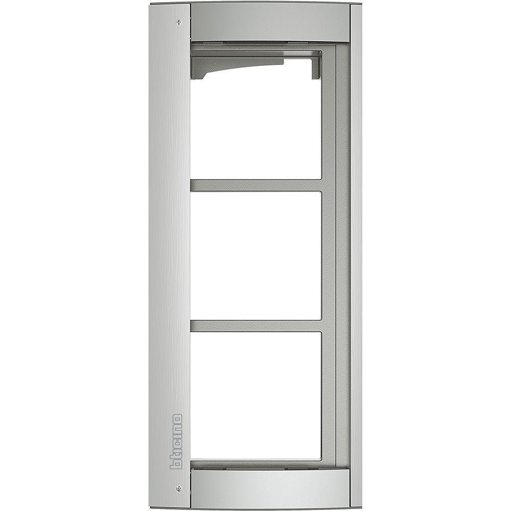 Telaio supporto con cornice Bticino Sfera 3 moduli allmetal - 350231 01