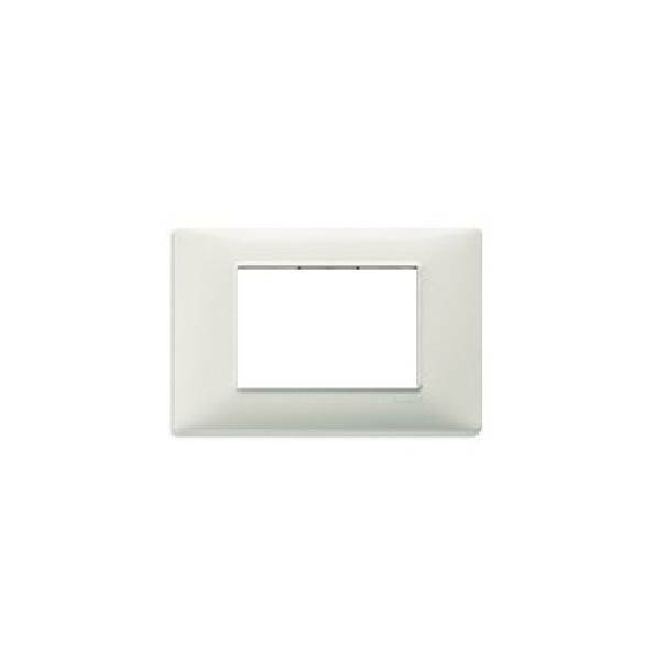 VIMAR PLANA PLACCA 3 MODULI TECNOPOLIMERO COLORE AVORIO 14653.02
