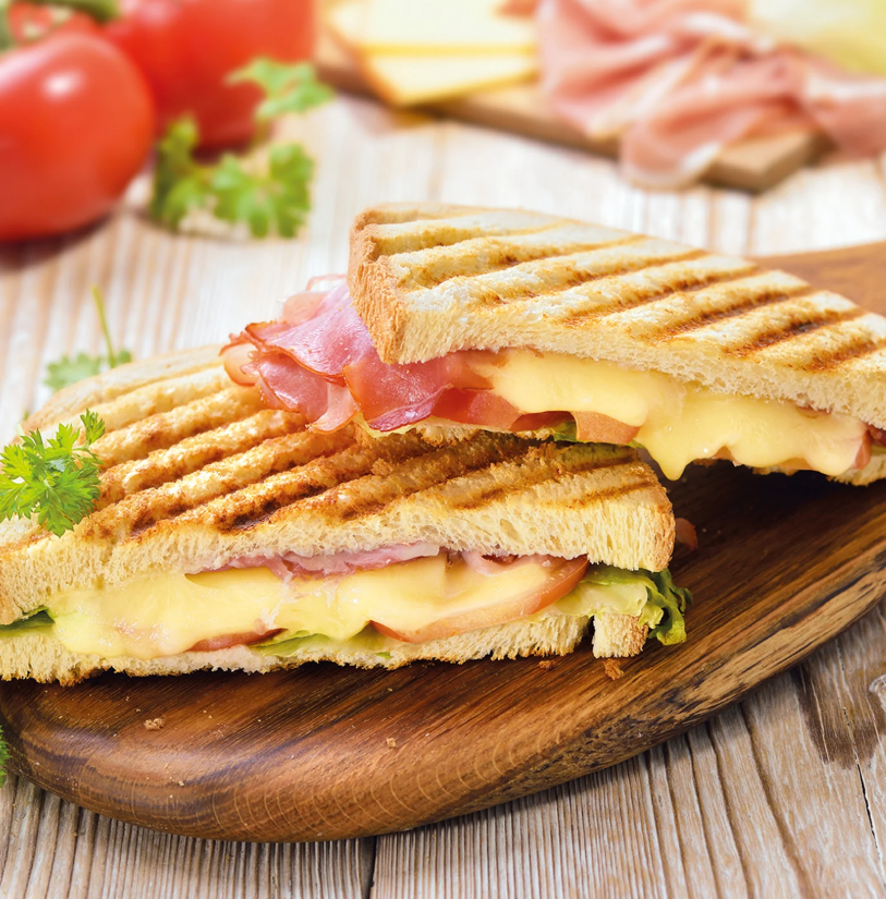 Tostapane Imetec con Fessure XL per Toast Extra Farciti con Pinze Regolabili - 7477 02