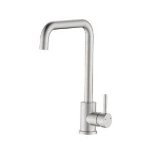 Lavello a bocca alta girevole idro-bric brooklyn flessibili 3/8f da 40cm acciaio spazzolato - scarub1133ac