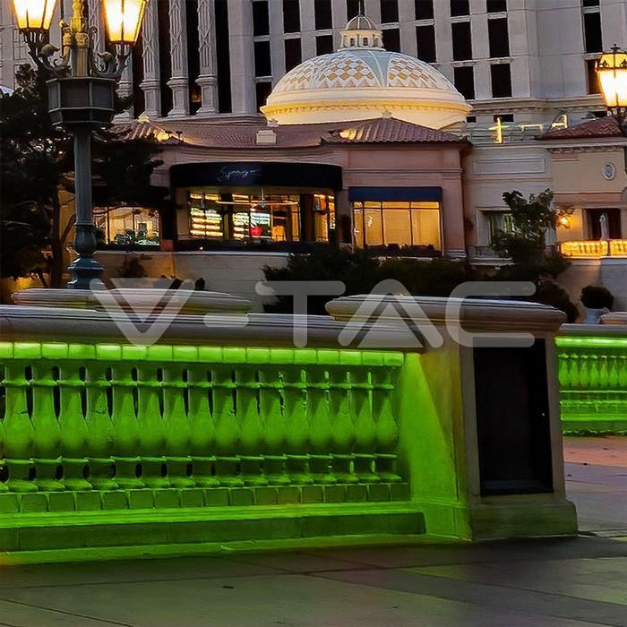 Striscia led V-tac 10W luce verde da 10m bianco VT-2835 - 23726 06