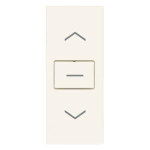 Commutatore con frecce direzionali  linea 1p 10a max 100w bianco - 30060.b