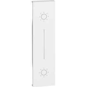 Cover per pulsante non interbloccato  living now 1 modulo bianco - kw05l