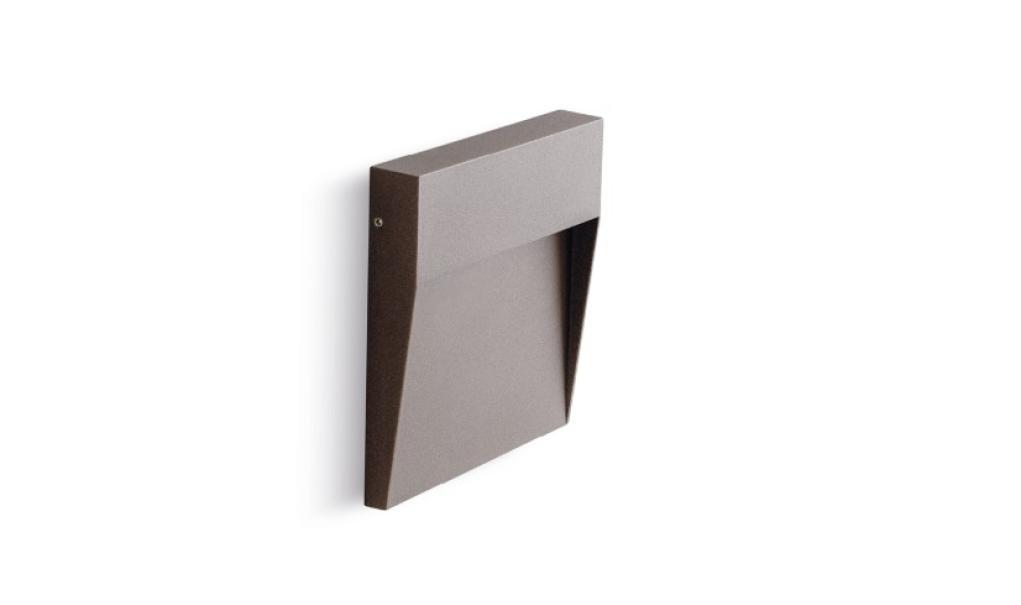 Segnapasso led Sovil Geo square 6W 4000K caffu00e8 - 99155/27 01