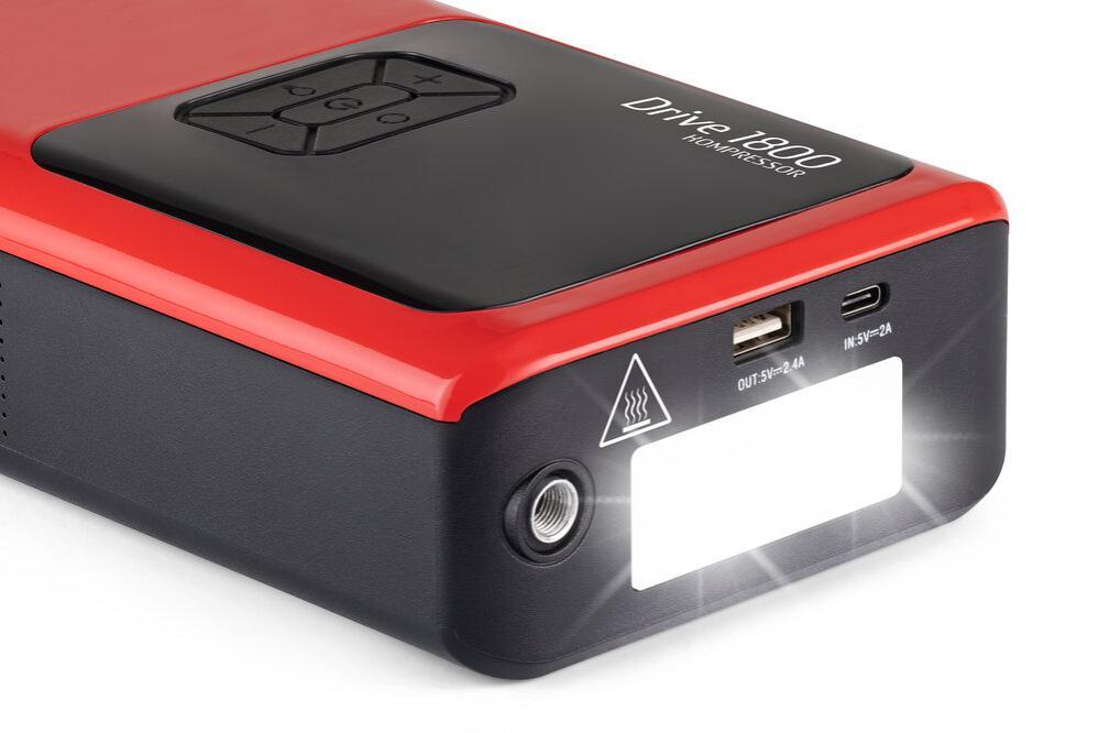 Avviatore e Compressore Telwin Portatile 12V DRIVE 1800 KOMPRESSOR - 829575 02