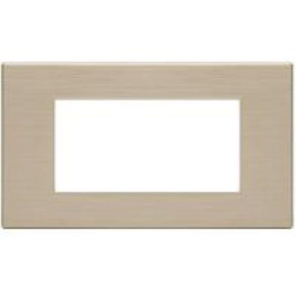 Placca Mapam Gem 4 moduli champagne - M6004BL-5 01