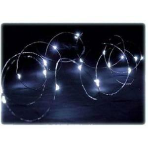 Giocoplast 200 miniluciole led bianco freddo su 20mt filo di rame modellabile 145 16935 14516935