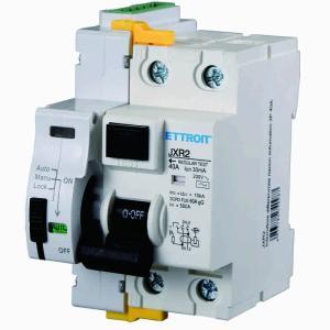 CILIA Interruttore Differenziale Tipo AC 30mA 6kA – Salvavita 1P+N 25/40/63A, 230/400V AC, Attacco DIN 2 Moduli, Curva C – Protezione Cortocircuito e Sovraccarico In=25A (JVL16 63 1P 25A