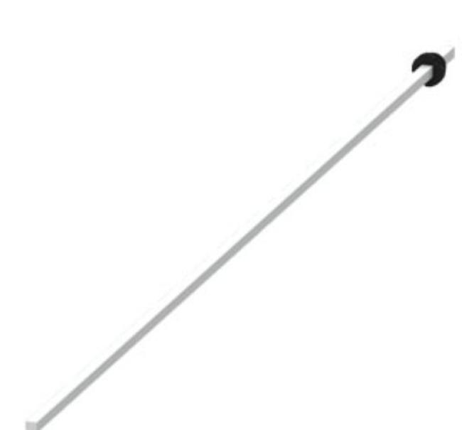 albero di prolunga comando rotativo 600 mm sezione 6x6 siemens sentron