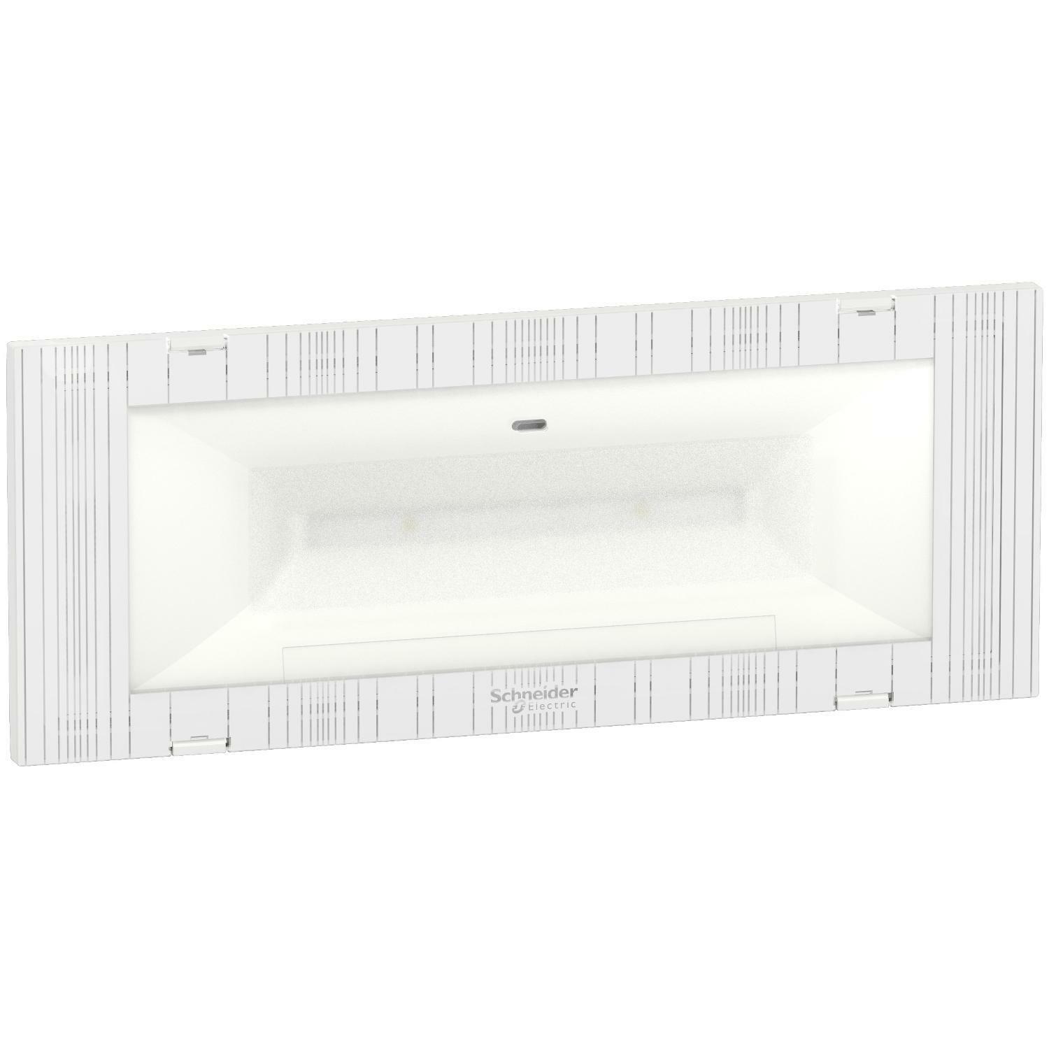 schneider electric plafoniera d'emergenza exiway-easyled 130lm per esterno ip40 ova38365 - foto 1