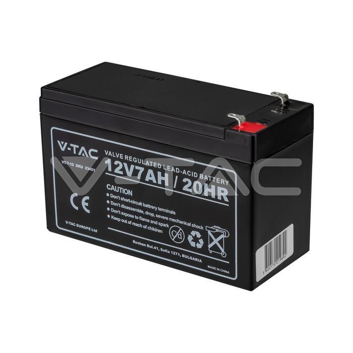 Batteria V-Tac al piombo 7Ah 12V - 23451 01