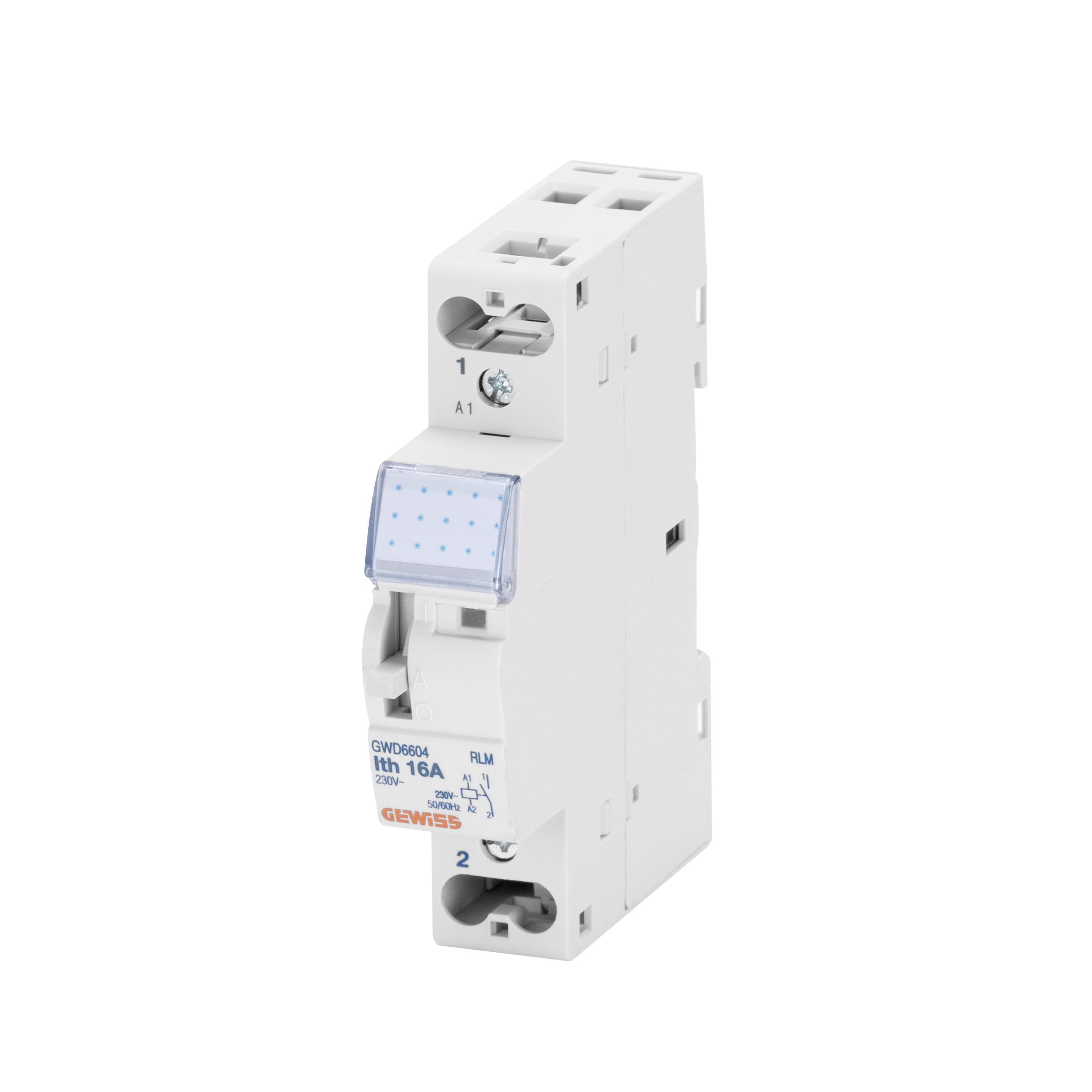 Relu00e8 monostabile Gewiss 90AM 16A 2 moduli - GWD6626 01