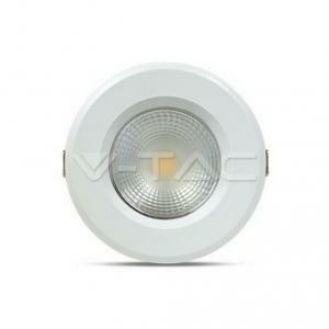 Faretto bianco incasso led 10w luce calda vt-26101 1270