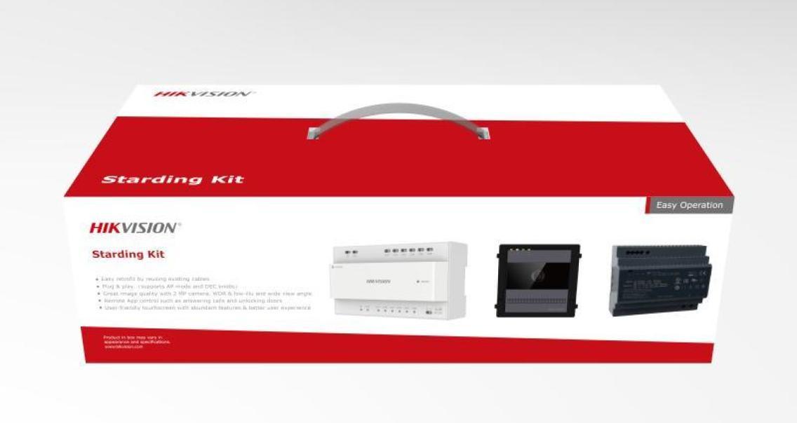 Kit di avviamento HD a 2 fili Hikvision max 6W 2MP DS-KIS711 - 305304924 01