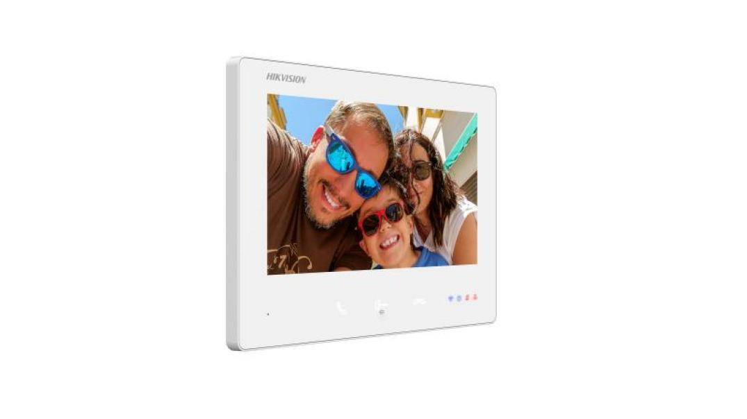 Videocitofono HD Hikvision 4W 1024x600p bianco DS-KH7300EY-WTE2/White - 305304860 02