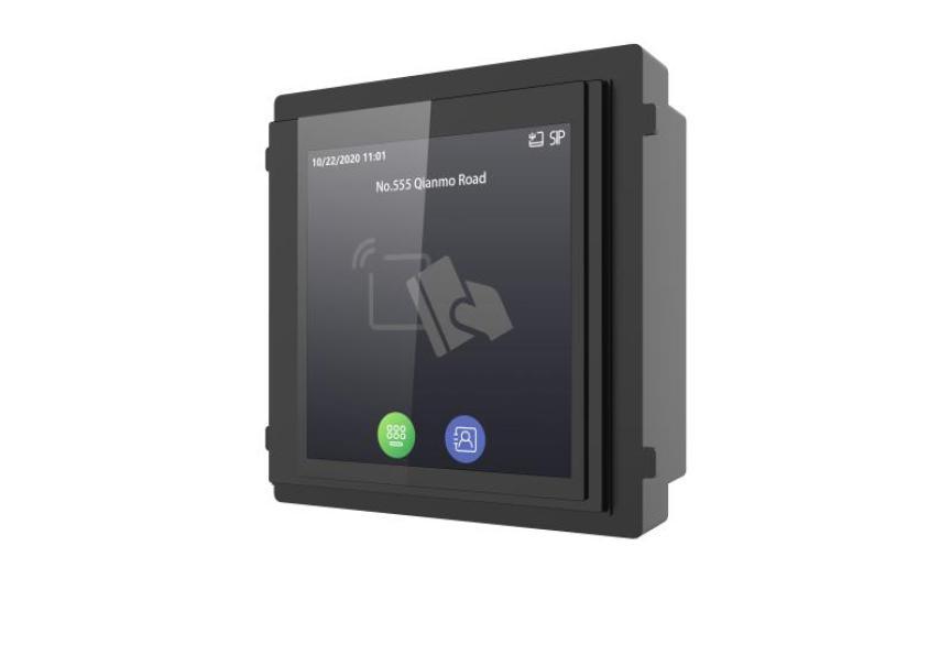 Modulo display touch con lettore schede Hikvision 4 pollici 480x480p DS-KD-TDM - 305302659 02
