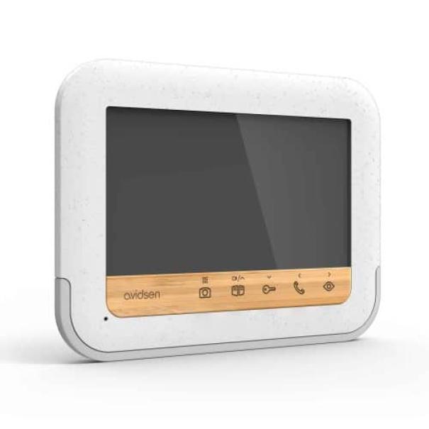 Kit videocitofonico Avidsen monitor da 7 pollici con posto esterno e cornetta - 112282/2 01