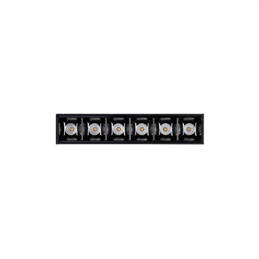 Spot led da binario Marino Cristal Klik Klak Mini 6W 3000K bianco - 41718 01
