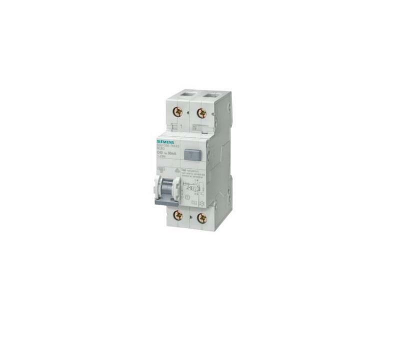 siemens siemens interruttore magnetotermico differenziale 4.5 ka 1p+n tipo ac 300 ma 16a 5su1653-1kk16 5su16531kk16 - foto 1