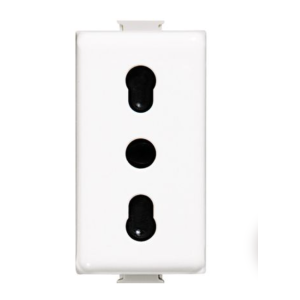 Presa bipasso 2pt 10 16a 1 modulo bticino am5180