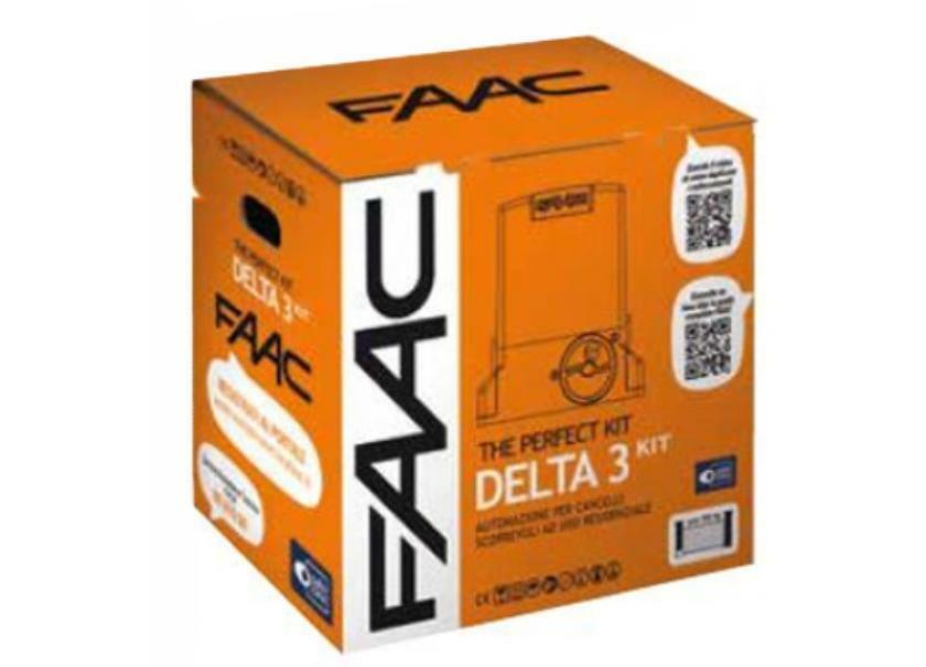 faac faac delta 3 kit 900kg uso residenziale per cancelli scorrevoli 105918 - foto 1