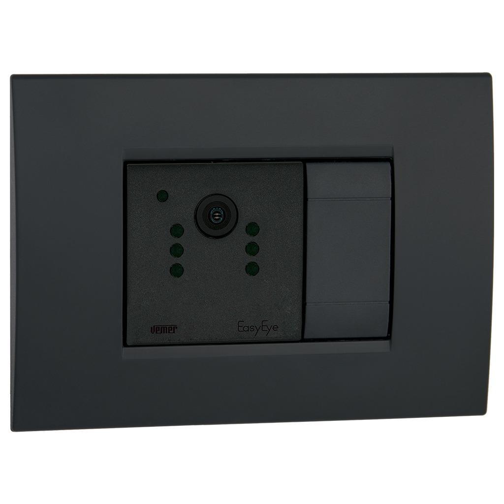 Videocamera wifi da incasso Vemer EasyEye 2 moduli max 2.9W grigio - VE794900 01