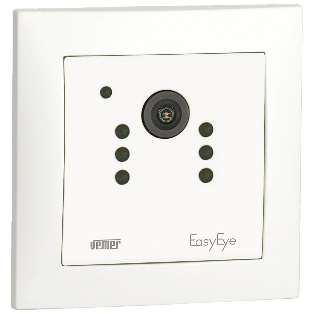 Videocamera wifi da incasso Vemer EasyEye-INT 2 moduli max 2.9W bianco - VE795001 01