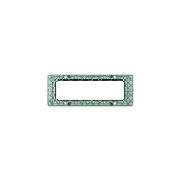 vimar vimar plana supporto con viti 7 moduli verde 14617 - foto 1
