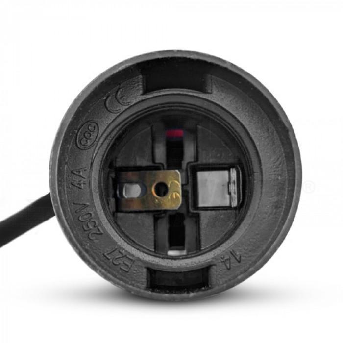 Portalampada E27 Alpha Elettronica max 4A cavo da 20cm nero - 23-9-132N 03