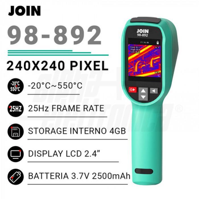 TERMOCAMERA ALPHA ELETTRONICA PORTATILE INFRAROSSI - 98-892