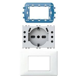 Kit  bundle placca vimar plana bianco - 4busbp503kit.bn