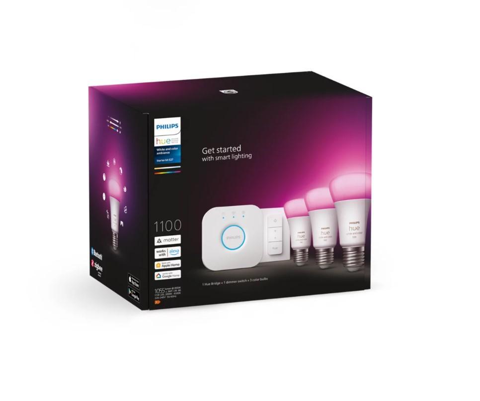Lampadine Philips Hue White & Color Ambiance 9W A60 E27 3 pezzi- 29135500 03