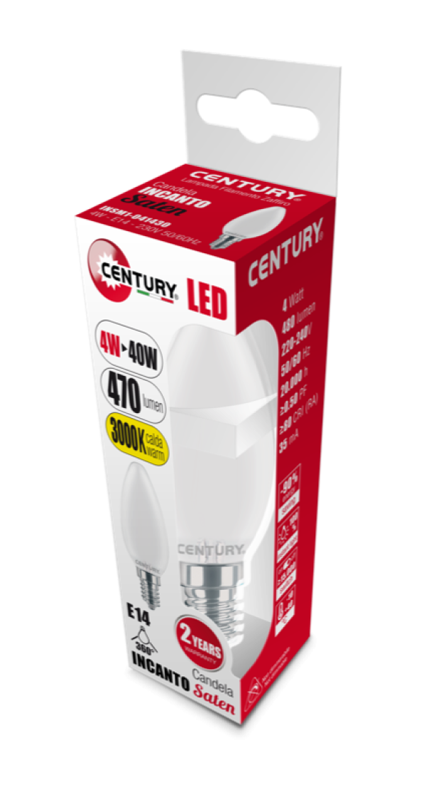 LAMPADA CENTURY A LED INCANTO - INSM1-041430