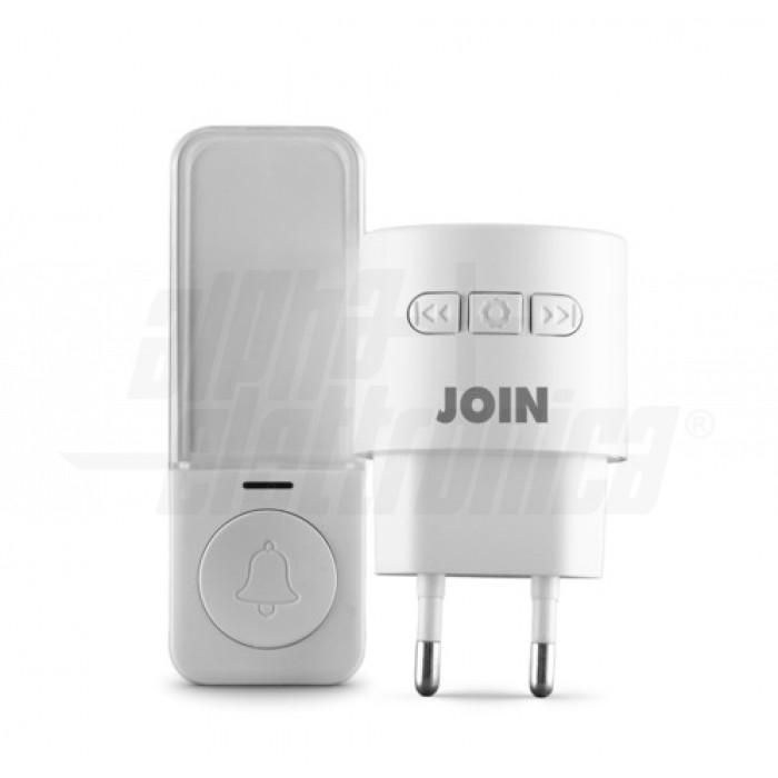 KIT ALPHA ELETTRONICA CAMPANELLO WIRELESS BIANCO - DB100-01W
