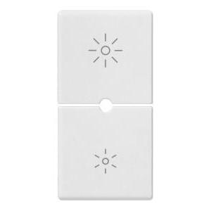 Due mezzi tasti  1m dimmer bianco - 14755.3