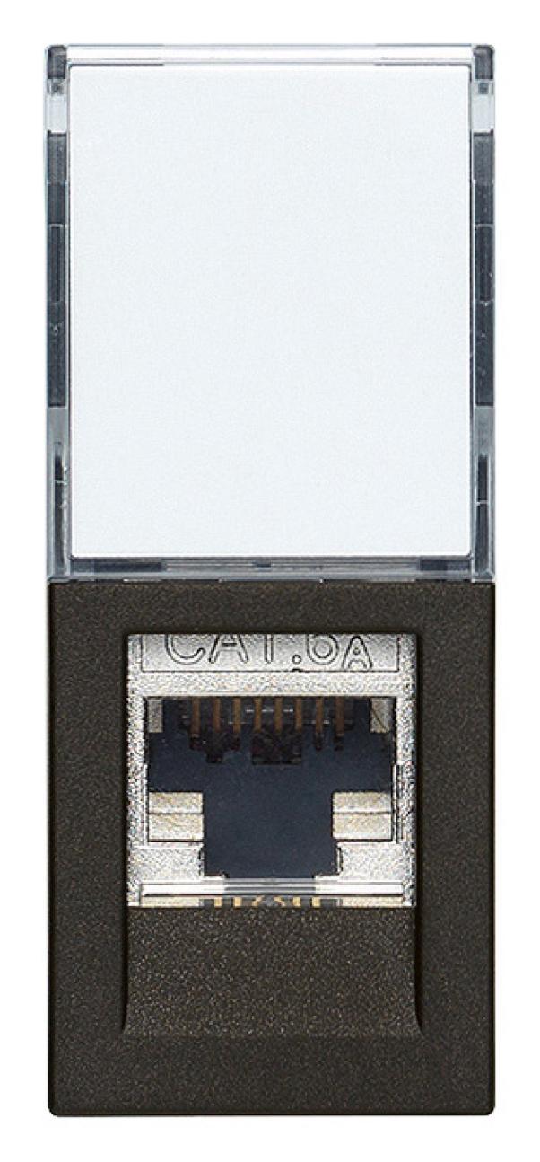 Presa Vimar RJ45 Netsafe Cat6A FTP nero - 30339.16G 01