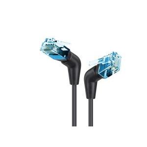 Cavo utp 6a angolo90°nero 1m - 621505