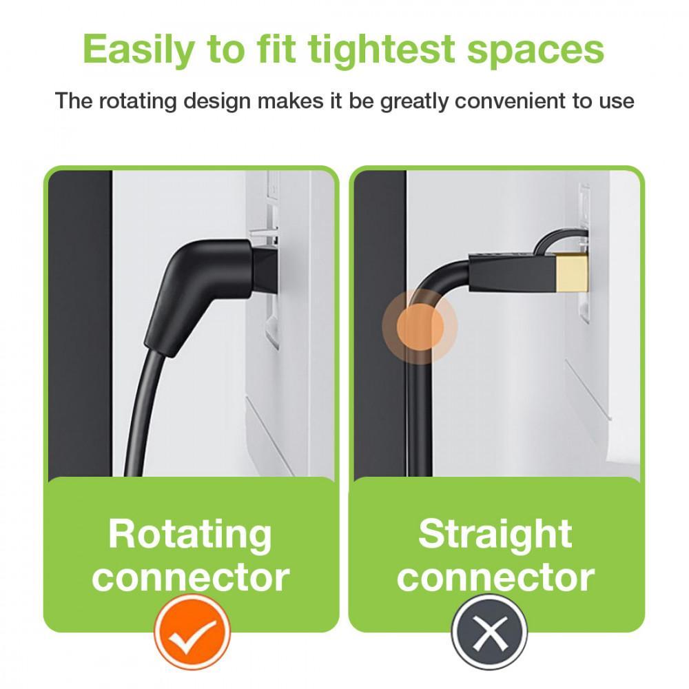 techly cavo utp 6a angolo 90°nero 3m - 621536 - foto 3