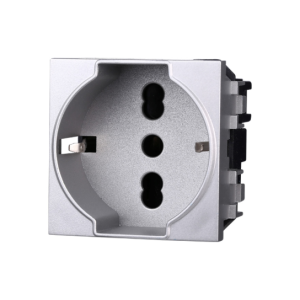 Presa schuko griggia compatibile con bticino® living™ 2p+t 16a  - lg2102