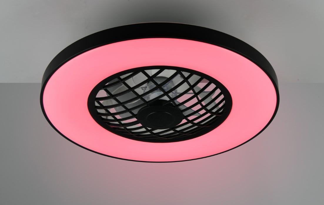 Plafoniera LED Trio Lighting con Ventilatore Integrato e Telecomando - R64462102 04