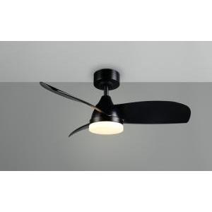 Ventilatore da soffitto  led dimmerabile con telecomando nero - r62732132