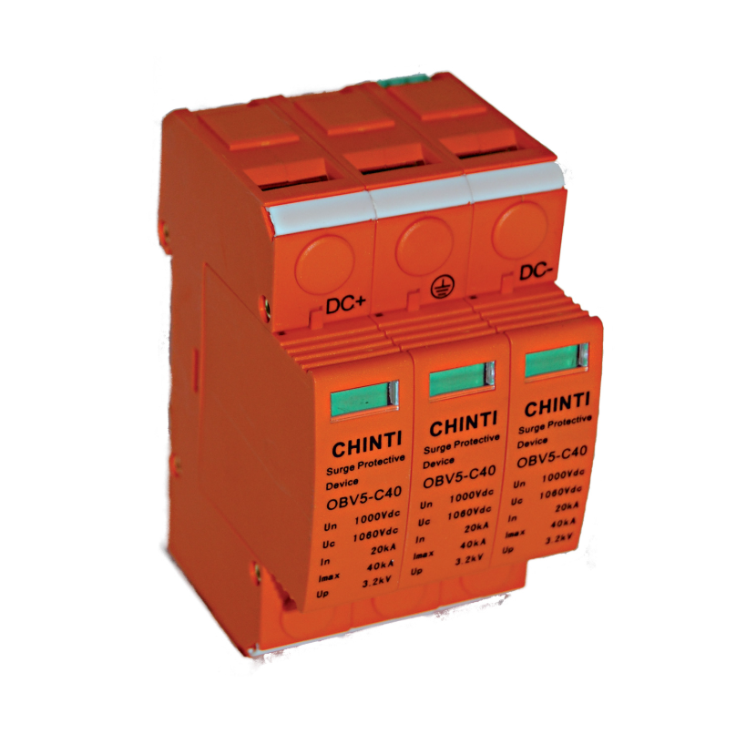 scaricatore di sovratensione dc per impianto fotovoltaico chint obv5 c40 1000v