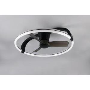 Stockholm plafoniera ventilatore 37w nera - r64262132