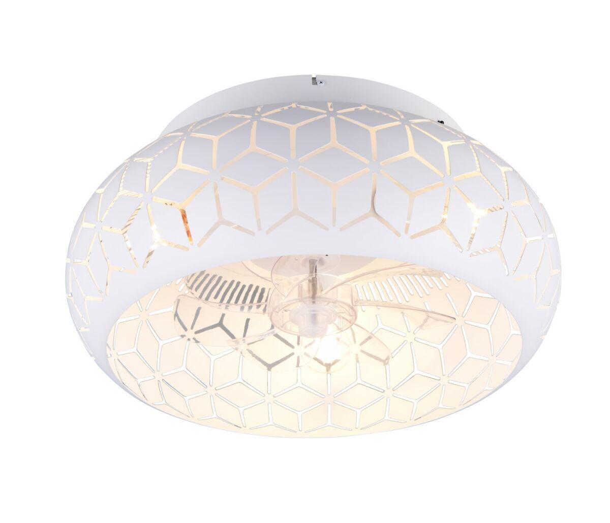 trio lighting plafoniera ventilatore bianco trio lighting bidar - r61574031 - foto 1