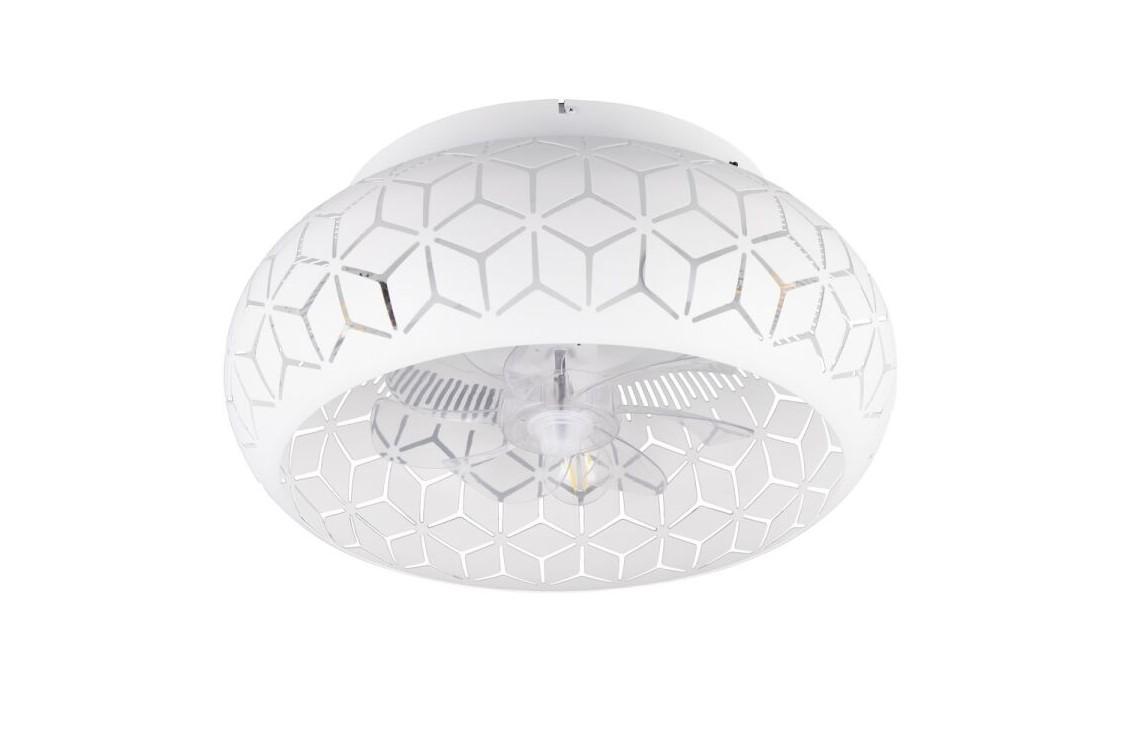 trio lighting plafoniera ventilatore bianco trio lighting bidar - r61574031 - foto 2