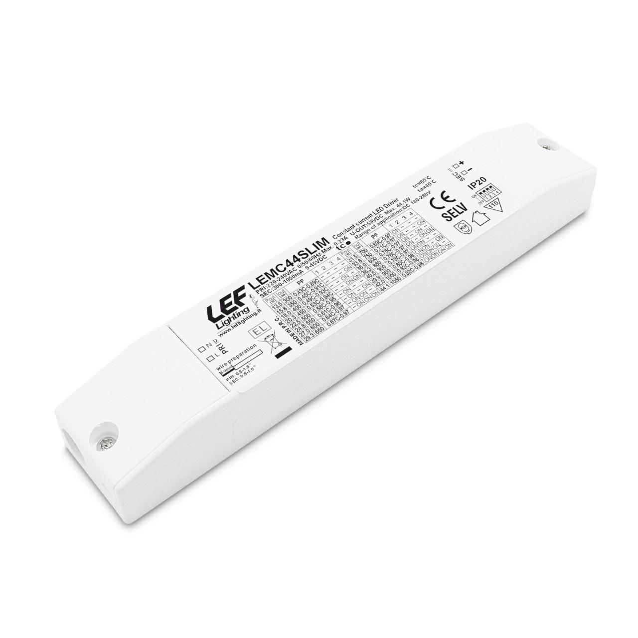 driver led slim a corrente costante lef per moduli led