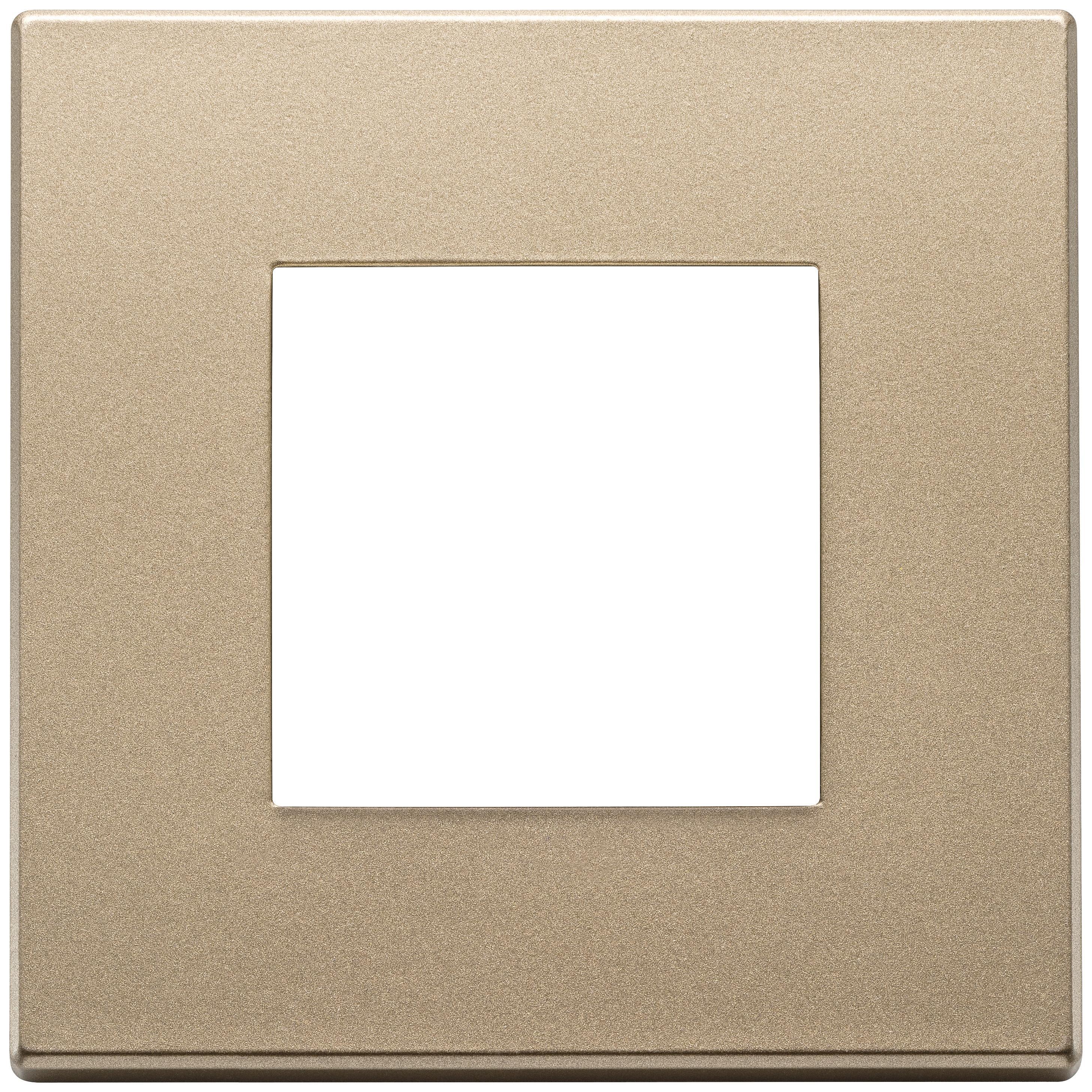 Placca Vimar 2 Moduli oro satinato - 22642.88