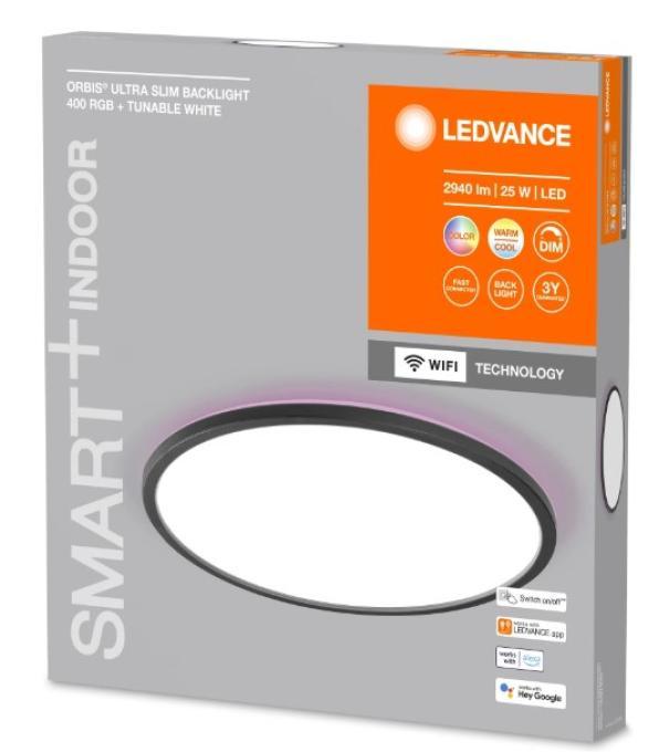 Plafoniera LED Intelligente Ledvance SMART+ WiFi Ledva Orbis Black 40cm TW - LUM752801WF 01