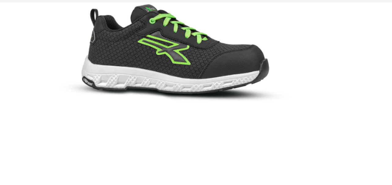 vista frontale scarpa antinfortunistica u group s3s puntale fibertoe tomaia resistente traspirante taglia 45